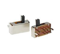 electronic switch Micro Switch 10PCS SK23D07 8 Pin PCB 3 Position 2P3T DP3T Miniature Slide Switch Side Knob SK23D07VG4 Handle high 4mm