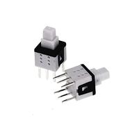 electronic switch microswitch 1000pcs 5.8 * 5.8mm Self Locking Push Tactile Power Micro Switch Kit 2 3 6 Pin Button Switches 5.8x5.8 (Color : 18)