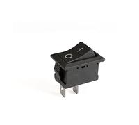 electronic switch Rocker Switch 10 pcs/lot KCD1 2 Pin 250V 3A SPST Black Boat Switch 21 * 15/15 * 10 Snap-in ON Off Rocker Position Switch KCD11 replacement parts (Color : 21mmx15mm, Size : 50 piece