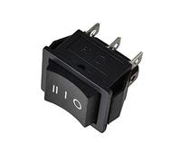 electronic switch Rocker Switch 1pcs 2pcs 31 * 25mm 6PIN DPDT snap-in O/I/II Position snap-in Ship Rocker Three-Position Switch 16A/250V Copper Foot (Color : Gold, Size : 1 piece)