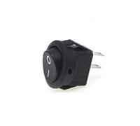 electronic switch Rocker Switch 20 pcs/lot KCD1-105 16mm 2 Pin 250V 3A Boat Switch Snap-in SPST ON Off Mini Round Rocker Switch Position Copper feet replacement parts (Color : Style3)