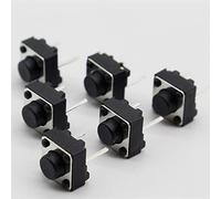 electronic switch Rocker Switch 6X6X5mm 2pin Tactile Tact Mini Push Button Switch Micro Switch Momentary 100pcs/lot
