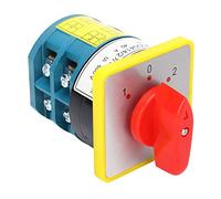 electronic switch Rotary Changeover Switch 12x8x8 Universal Transfer Switch Rotary Knob LW5D?40D0414/2 380/220/110V Buttons and Indicators