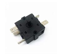 electronic switch Rotary Encoder 1 PCS Electric Room Heater 3 Position 2Position 3 Pin 5Pin Rotary Switch Selector AC 250V 16A replacement parts (Color : 5 Pin 3position)