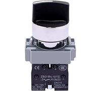 electronic switch Rotary Encoder 1PCS 3 Position 2NO Momentary Rotary Select Selector Switch XB2BD53C 600V 10A 22mm Mounting Hole replacement parts
