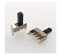 electronic switch Slide Switch 100pcs On-Off Micro Mini Slide Switch 6pin 2P2T Toggle Sliding Power Switch 6 feet 2 Gears Handle Length 15MM replacement parts