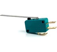 electronic switch Switch Limit Switch 5Pcs Micro Limit Switches 16A 250V 125V NO+NC 6.3mm 3 Pins SPDT Micro Switch 28mm 52mm Arc Roller Lever Touch Switch Microswitch (Color : Kw7-1) (Color : Kw7-9)