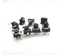 electronic switch Tactile Switch Buttons 100PCS/Lot 6 * 6 * 4.3mm Tact Switch Push Button DIP 4 Pin Tactile Push Button LCD Screen Monitor 6X6X4.3MM Micro Switch New