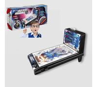 Electronic Tabletop Pinball Games, Retro Desktop Ball Shooting Toy with Lights and Sounds, Floor Arcade Pinball Machine for Family Kids, Birthday Party Gift