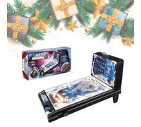 Electronic Tabletop Pinball Machine for Family Kids, Classic Pinball Toy with Lights Sounds and Scorer, Pinball Ball Shooting Game, Retro Arcade Machine Puzzle Pinball Game