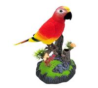 Electronic Talking Bird - Interactive Parrot Toy, Voice Repeating Fun, Colorful Home Decoration, Lifelike Talking Pet, Engaging Playtime Device | for Boys Girls Kids Adults Bedroom Desk Den
