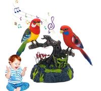 Electronic Talking - Voice Activated Parrot Repeater, Interactive Stimulation Toy, Animated Garden Home Decorations | Novelty Gift Funny UF Joke