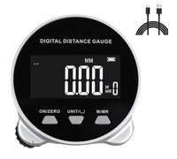 Electronic Tape Measure, LCD Display Digital Ruler, 200M Long Distance High Accuracy Rechargeable Handheld Length Measuring Tool for Circular Flat Curved Diameter