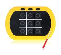 Electronic Tic Tac Toe Bolt Game, 5-in-1 Portable Noughts and Crosses Xo Game Handheld Puzzle Game Fidgets Toy Console Digital Travel Board Games for Educational and Memory Growth Kids Adults Gift