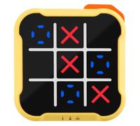 Electronic Tic Toe Game Xo Chess Classic Board Game Noughts And Crosses Game Travel Family Games for Educational and Memory Growth Education Toys for 3+ Year Old Boys Girls Adults (yellow)