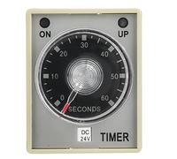 Electronic Time Relay 8 Pins, Release Delay Timer, 60S Delay Range DC24V, 35mm DIN Rail Mount - Long Mechanical Life, Strong Anti - Interference, Industrial Automation Use (DC24V)