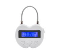 Electronic Time with High Strength Steel Cable LCD Display Time Travel Timer for Device Management Anti Addiction