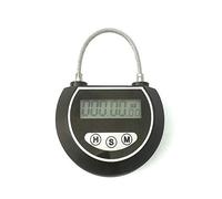 Electronic Timer Timed Locks Multi-Function Travel Lock Without Charging Use 3 Years (Black)
