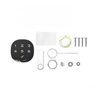 Electronic Touch Keypad Lock, Zinc Alloy Digital Combination Lock with Public Private Mode and Anti-Peep Tech, 30mm(30mm)
