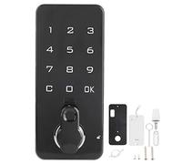 Electronic Touching Screen File Cabinet Password Lock, Smart Electronic Lock for Office, ABS Material Secure Digital Keypad with 4-15 Digits Password, Automatic Lock Mode for War