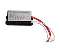 Electronic Transformer 120W 12V Output for Halogen Xenon and Compatible LED Bulbs, AC110V-130V Input, Metal Housing with Ventilation, Supports Dimming Remote Control