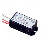 Electronic Transformer for Halogen & Xenon Lamps - 220-240V AC Input to 12V AC Output, 20W-250W Adjustable Power, Dimmable, Compact M(50W)