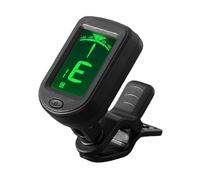 Electronic Tuner Clip On Portable for Acoustic Guitar Ukulele Bass Violin, 12 Equal Temperament, High Accuracy - Easy Operation, Clear Digital Display, Ideal for String Instrumen