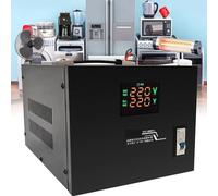 Electronic Voltage Stabilizer, Fully Automatic Voltage Stabilizer 1000w/1500w/2000w/3000w/5000w/10000w Household High Power Refrigerator Computer TV AC Stabilized Power Supply,5000W-220V