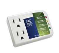 Electronic Voltage & Surge Protector for Smart TV, Game Consoles and Entertainment Center, Protects Against High and Low Voltage, Brownout, Spikes, Power Failure