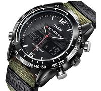 Electronic Watch Digital Casual Watches Sports Fashion Men LED Watch Quartz Men's Watch Solar Powe Watches for Women (Green, One Size)
