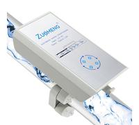 Electronic Water Descaler,Briidea Whole House Water Descaler with Highly Efficient in Dissolving Scale, Fits 1” Pipes, Water Softener Alternative for Homes, No Chemicals, Salt or Filters
