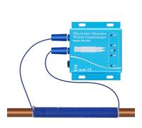 Electronic Water Descaler System, Whole House Water Softener Alternative, No Salt, Limescale Prevention (blue)