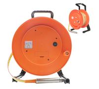 Electronic Water Level Meter with Sensitivity Dial, Stainless Steel Probe, and Peak Indicator for Depth Gauge Use in Industrial Boreholes and Pipes