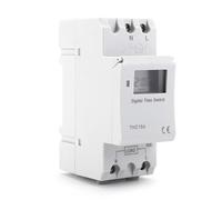 Electronic Weekly 7 Day Programmable Digital Time Switches Relays LCD Display Control DIN Rails Mount Timer Control