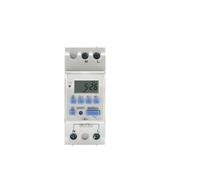 Electronic Weekly 7 Days Programmable Digital TIME Relay Timer Switch Control AC 220V 230V 12V 24V 48V 16A Din Rail THC15A AUOQKQUT(1NO 48V AC DC)