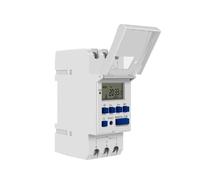 Electronic Weekly 7 Days Programmable THC15 AC220/230/240V 30A Digital Power Timer Programmable Time Switch Relay(12V 1NO 1NC)