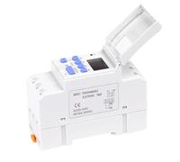 Electronic Weekly Programmable Digital Relay Timer Switch Control AC 220V 230V 12V 24V 48V 16A Din Rail Mount THC15A(15A,AC DC 110V)