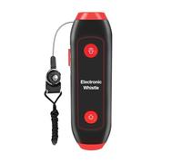 Electronic Whistle | 5.5in X 1.6in X 1.2in, 99g, 120-150dB | 9V Battery Powered With SOS Light, Flashlight | Referee Football Sports Gift