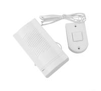 Electronic Wired Doorbell Door Bell Chime System Visitor Alert Device with 100cm Cable for Home Office Store Restaurant White Energy Saving Battery Powered