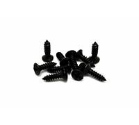 Electrónica Baile Set of 10 Black Screws for Asian Electric Guitar Pickguard Jack Plate