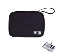 Electronics Accessories Organizer Bag - Travel-Friendly Cable Organizer, Charging Cable Organiser Bag, Multifunctional Cable Winder & Storage Pouch - Universal Carry Gadget Bag for Men and Women