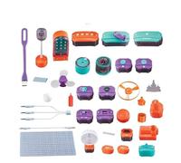 Electronics Experiment Kit for Physics Science Projects - Circuit Block Board Educational Toy for Students & Kids,Purple,46.4x8.7 x 29.3 m
