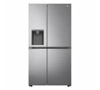 LG GSLV70PZTD side-by-side refrigerator Freestanding 635 L D Metallic, Silver