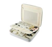 Electronics Organizer Case,Travel Essentials Bag for iPad,Tablet, Charger, Cables, Power Bank,Lapel Mic, Earphones, Watches, Tech Accessories Carry Bag for Travel, Live Streaming, Business Trip