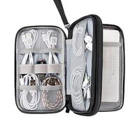 Electronics Organizer Travel Case | Lightweight Storage Pouch,Electronic Accessories Carry Case | for USB Flash Drives Earphones Phones Chargers Women Boys Girls Youth Teens