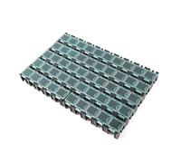 Electronics Parts Storage Lab 50 Heavy Duty ABS Component Organizer Box Pack Clear Parts Box with Clear Lid