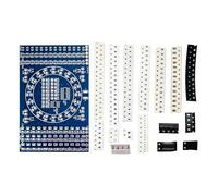 Electronics Practice Board with 10 Channel Rotating Water Flows Light & 149 Components for Welding & Training Use Educational Electronics Set