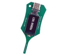 Electronics Repair Inductance Detector Board with Type-C Connector, PCB Single-Button Module for Part Review Inductance Detector Board Type C Repair Worktable Component Inspection Home Circuit