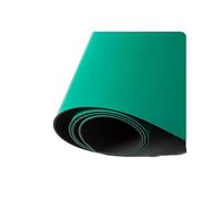 Electronics Repair Pad, ESD Mat Heat Resistant Dual-Sided Rubber Soldering Lab Pad Green Multiple Sizes 2mm(120x400cm/47.3x157.6")