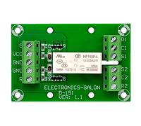 Electronics-Salon Bistable/Latching DPDT 8 Amp Power Relay Module, DC12V Coil, RT424F12